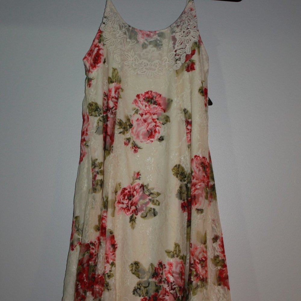 Lace Floral Dress
